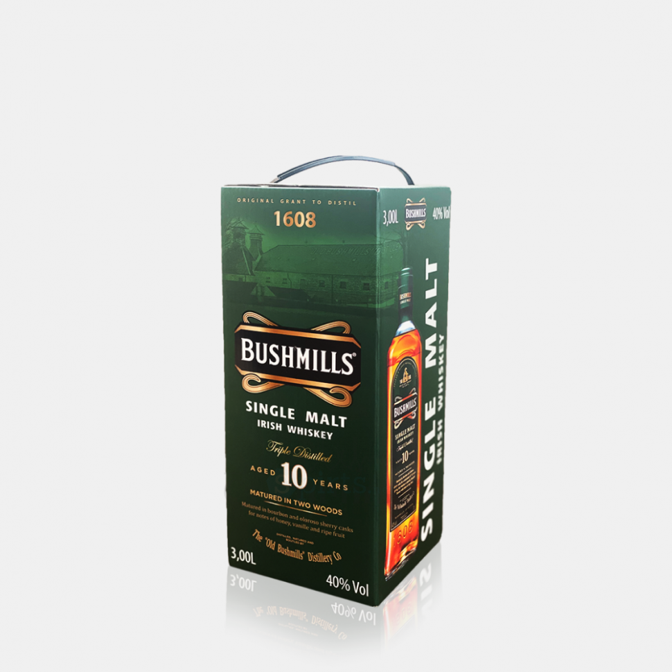 Виски Bushmills Single Malt (Бушмилс Солодовый) 3 л